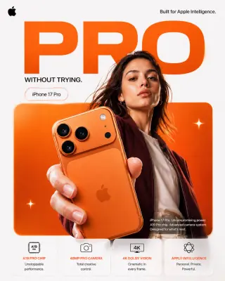 Pro and Ultra Smartphone Campaign Posters preview