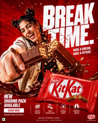 High-Energy Chocolate Campaign Posters preview